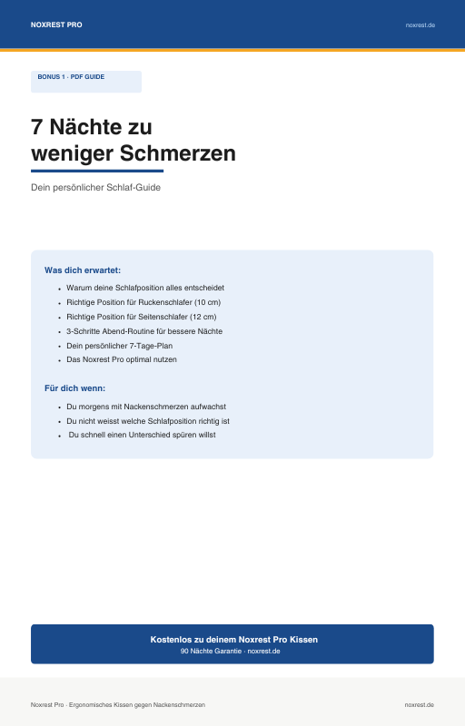 7 Nächte zu weniger Schmerzen – PDF Guide
