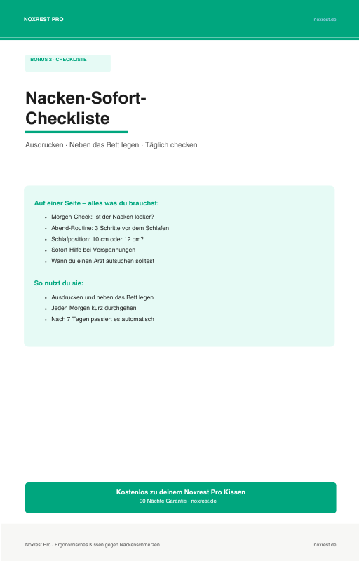 Nacken-Sofort-Checkliste – PDF
